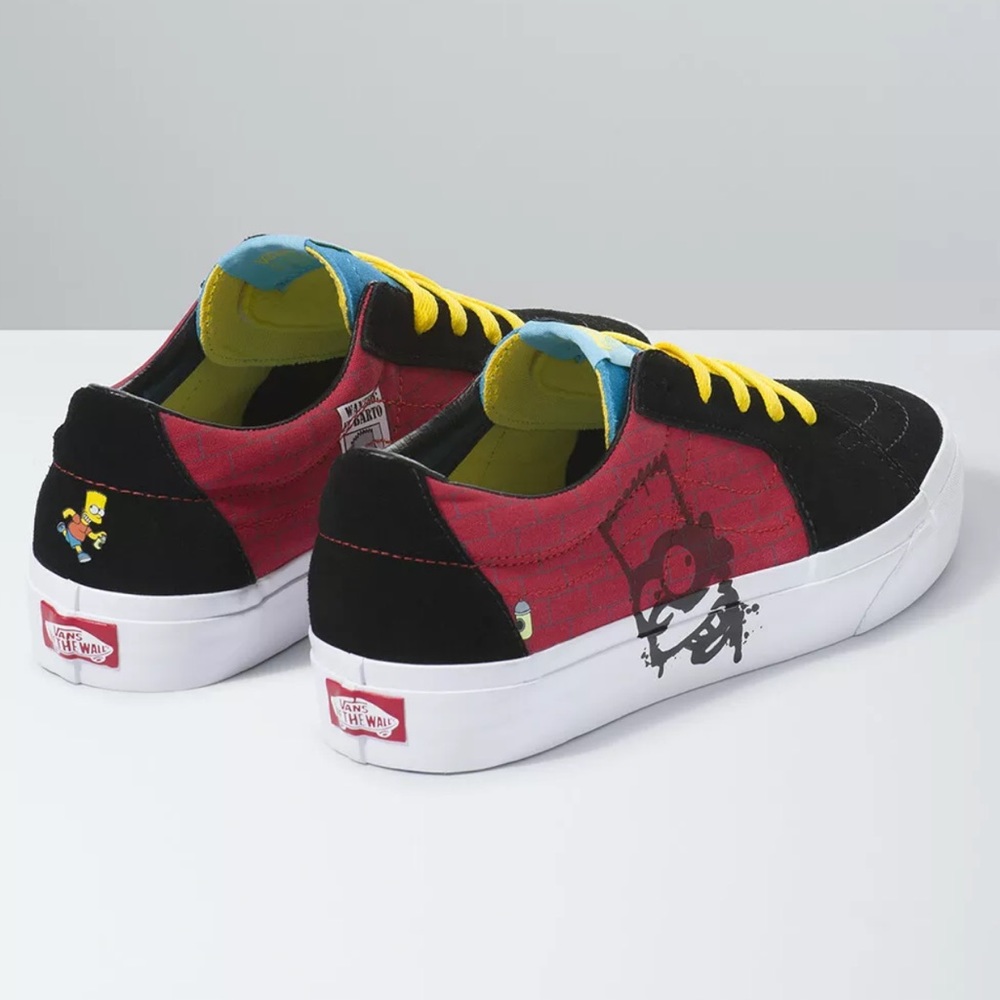 VANS Limited Edition El Barto Sneakers Mens Size 8 - Picture 5 of 8